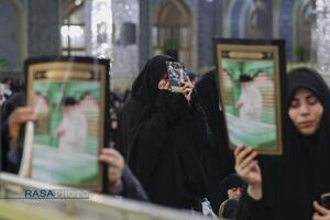 غم و اندوه زائران حضرت امام رضا (ع) در پی اعلام خبر شهادت رهبر معظم انقلاب