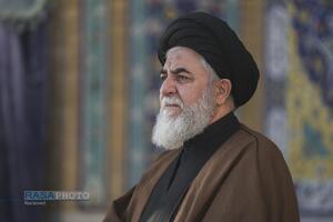 آئین تعویض پرچم مسجد مقدس جمکران در پی شهادت حضرت آیت‌الله‌العظمی خامنه‌ای (قدس‌سره)