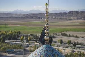 آئین تعویض پرچم مسجد مقدس جمکران در پی شهادت حضرت آیت‌الله‌العظمی خامنه‌ای (قدس‌سره)