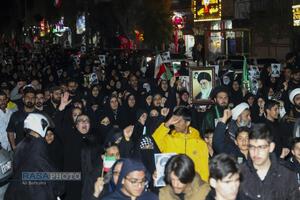 خروش انتقامی مردم قم در شب عزاداری شهادت امام خامنه‌ای (قدس‌سره) -۲