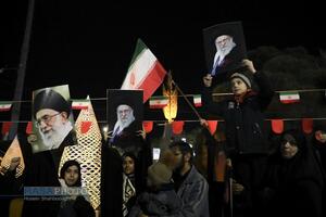 تجمع عزاداران و خون‌خواهان رهبر شهید انقلاب در قم