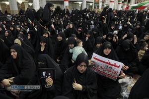 مراسم وداع با پیکر ۸ شهید حملات آمریکایی صهیونیستی اخیر به شهر مقدس قم