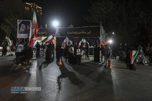 برپایی ایستگاه‌های صلواتی در پی شهادت رهبر انقلاب