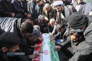 مراسم تشییع پیکر شهید حجت الاسلام محسن مهدوی کلاته