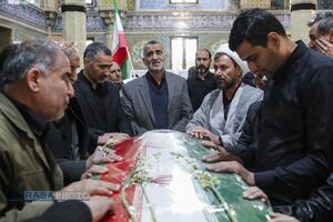 مراسم تشییع پیکر شهید حجت الاسلام محسن مهدوی کلاته