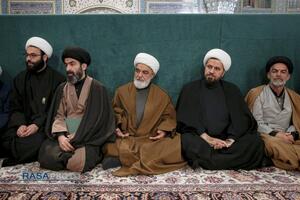 اجتماع عزاداران رهبر شهید انقلاب در حرم مطهر رضوی