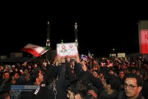 وداع با با پیکر شهید مجید دلیریان در حرم کریمه اهلبیت (س)