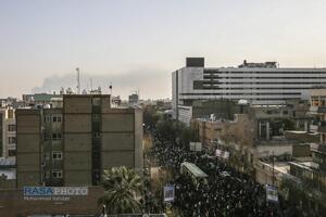 تشییع سرداران شهید حمله آمریکایی صهیونیستی در تهران