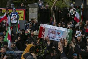 تشییع سرداران شهید حمله آمریکایی صهیونیستی در تهران