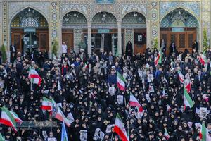 تشییع شهید دکتر علی لاریجانی در قم