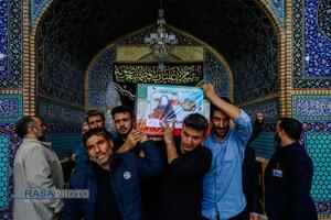تشییع پیکر ۱۷ شهید تجاوز آمریکایی صهیونی به پردیسان