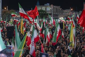 استقبال مردم قم از پیکر سپهبد شهید سید عبدالرحیم موسوی