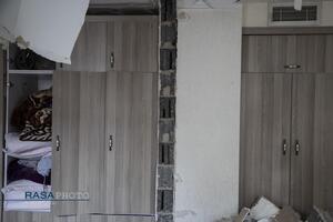 فعالیت جهادی طلاب در منازل آسیب‌دیده تهران در سومین جنگ تحمیلی