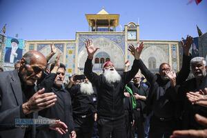 عزاداری هیئات مذهبی قم در روز شهادت حضرت امام صادق (ع)