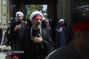 عزاداری هیئات مذهبی قم در روز شهادت حضرت امام صادق (ع)