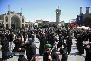 عزاداری هیئات مذهبی قم در روز شهادت حضرت امام صادق (ع)