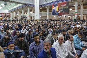 مراسم بزرگداشت چهلم شهیدان لاریجانی