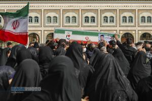 تشییع بسیجی شهید محسن گرایی