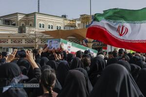 تشییع بسیجی شهید محسن گرایی