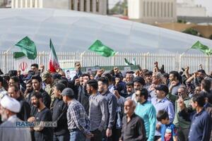 تشییع بسیجی شهید محسن گرایی