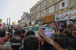 تشییع بسیجی شهید محسن گرایی