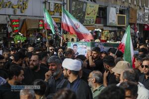 تشییع بسیجی شهید محسن گرایی