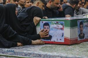 تشییع بسیجی شهید محسن گرایی