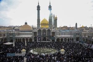 مراسم قرائت دعای عرفه در حرم کریمه اهل‌بیت (س)
