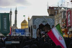 تشییع پیکر ۲ شهید جنگ تحمیلی سوم در قم