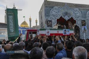 تشییع پیکر ۲ شهید جنگ تحمیلی سوم در قم