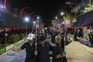 شکوه عزاداری سنتی شاه حسین گویان