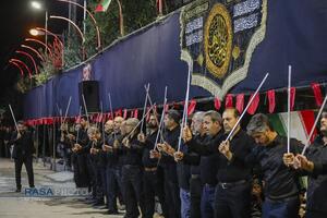 شکوه عزاداری سنتی شاه حسین گویان