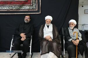 مراسم عزاداری تاسوعای حسینی در بیت حضرت آیت الله نوری همدانی