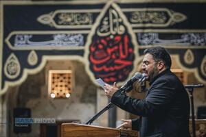 عزاداری روز عاشورای حسینی در مدرسه دو درب حرم مطهر رضوی
