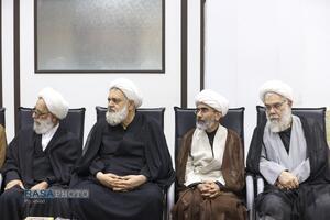 دیدار پزشکیان با اعضای جامعه مدرسین حوزه علمیه قم