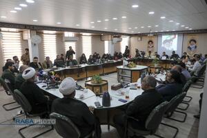 نشست خبری رئیس ستاد برگزاری مراسم تشییع امام شهید در استان قم