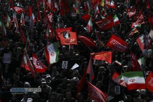 تشییع تاریخی رهبر شهید انقلاب در تهران