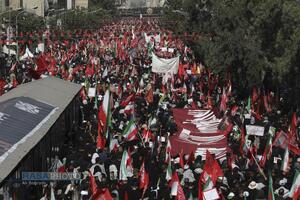 تشییع تاریخی رهبر شهید انقلاب در تهران