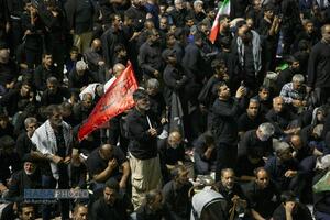 گوشه‌ای از لحظات ماندگار تشییع تاریخی رهبر شهید انقلاب در قم
