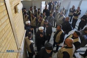 حضور گسترده علماء حوزه علمیه نجف اشرف در مراسم تشییع رهبر شهید انقلاب
