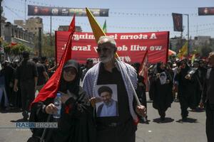 قیام خراسان در تشییع میلیونی رهبر شهید انقلاب اسلامی