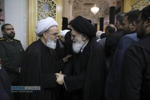 بزرگداشت امام شهید از سوی رهبر معظم انقلاب در حرم کریمه اهل‌بیت (س)
