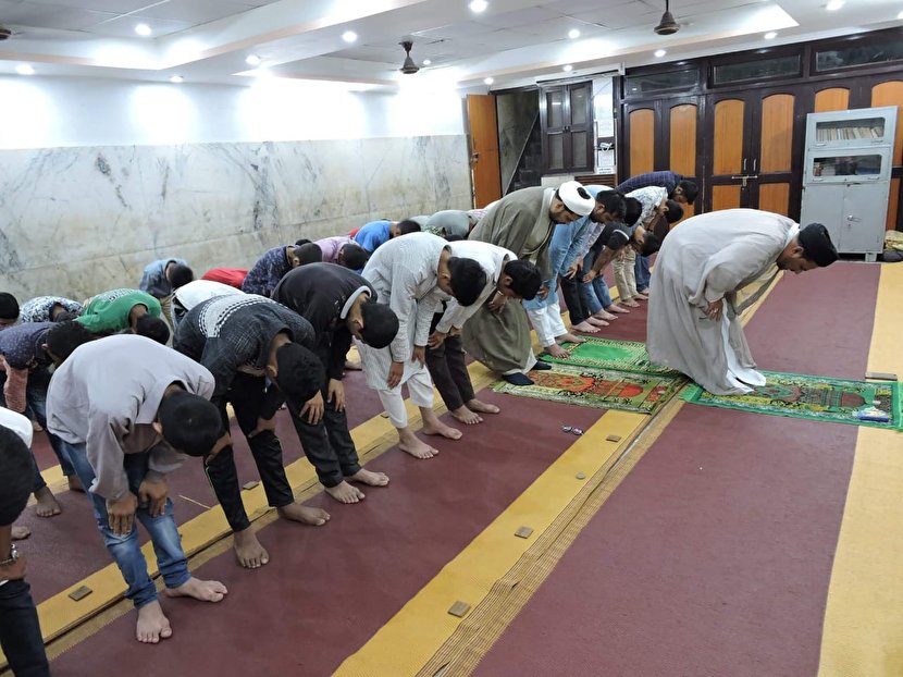 امام عصر بوائز ہاسٹل دہلی میں میلبورن آسٹریلیا کے امام جمعہ حجت الاسلام ابوالقاسم رضوی کی تشریف فرمائی کے مناظر