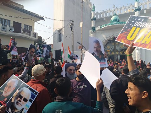 ھندوستان کے مختلف شہروں میں امریکا کے خلاف مظاہرہ کا سلسلہ بدستور جاری