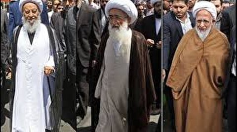 22 بهمن کی ریلی میں مراجع تقلید عظام اور حوزوی شخصیتوں کی بھرپور شرکت