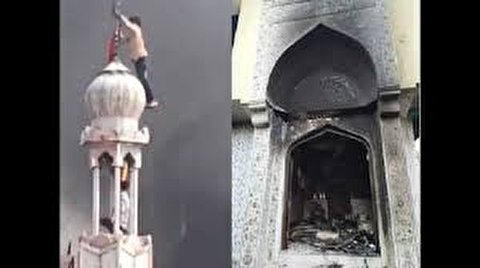 دہلی میں مسلمانوں پر ہوئے دہشت گردانہ حملہ کے خلاف مظاہرہ